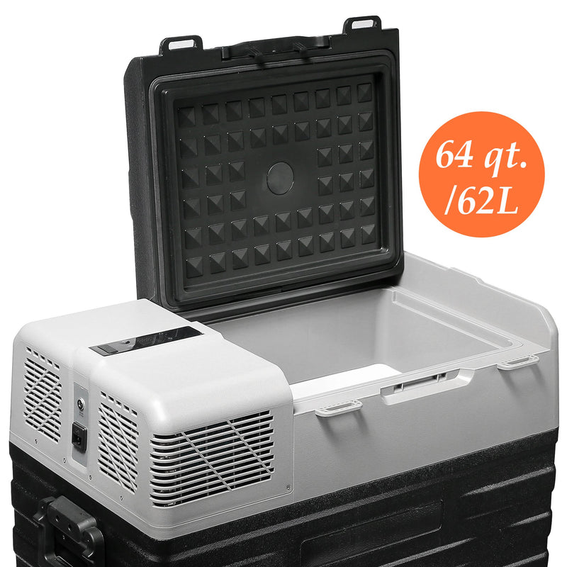 64 Quart (62 Liter) Portable Refrigerator Cooler & Freezer - CHO Sports