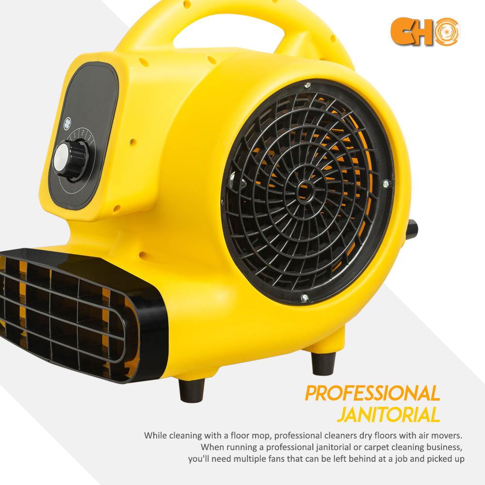 CHO Air Mover Durable Lightweight Carpet Dryer Utility Blower