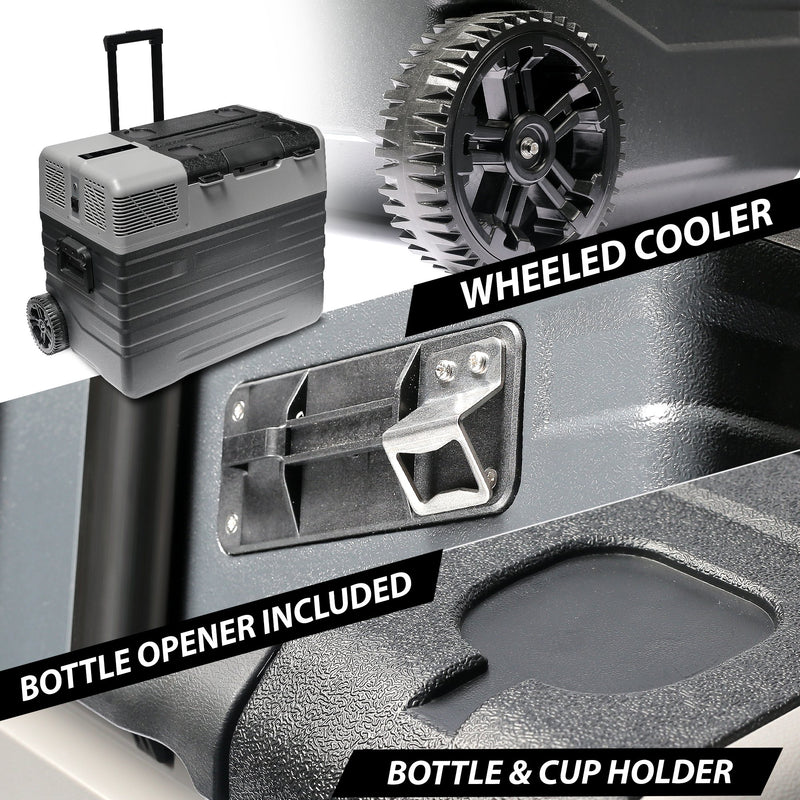 54 Quart (52 Liter) Portable Refrigerator Cooler & Freezer - CHO Sports