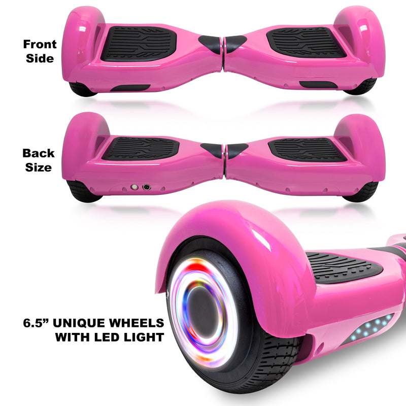6.5" CHO Chrome Series Hoverboard Glossy Pink - CHO Sports