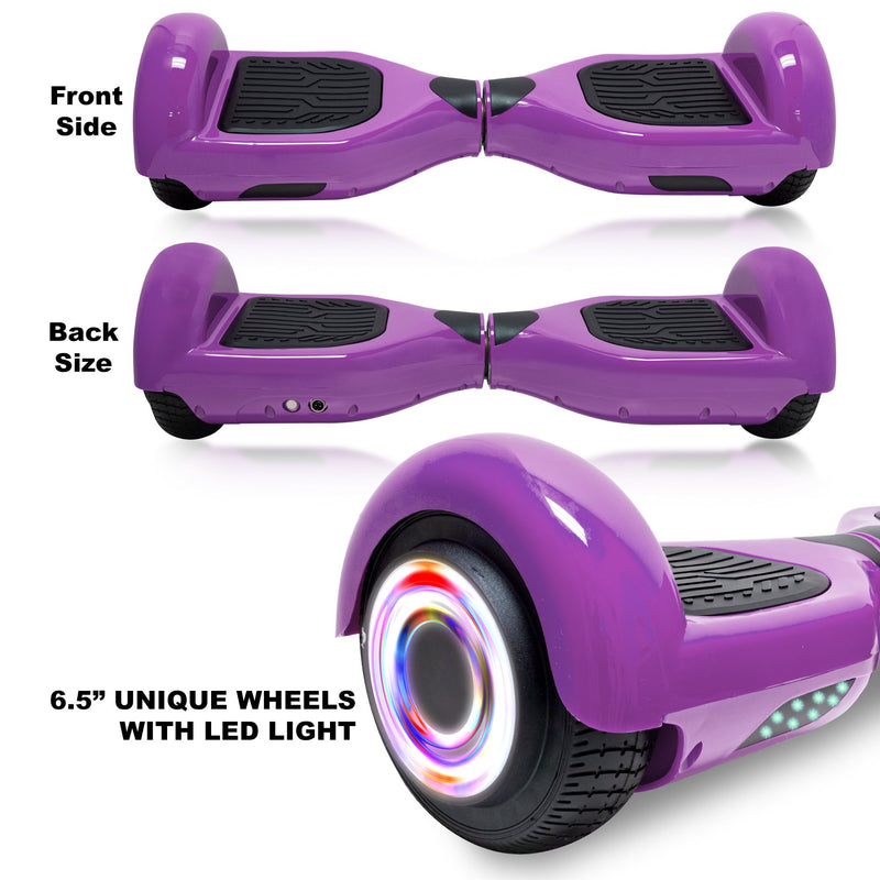 6.5" CHO Chrome Series Hoverboard Glossy Purple - CHO Sports