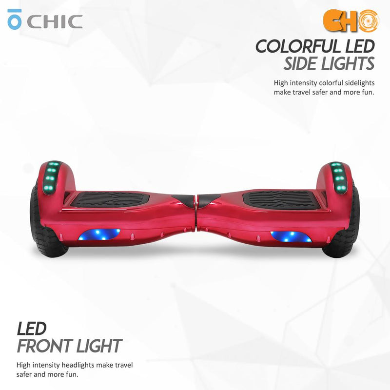 6.5" CHO Chrome Series Hoverboard Chrome Red - CHO Sports