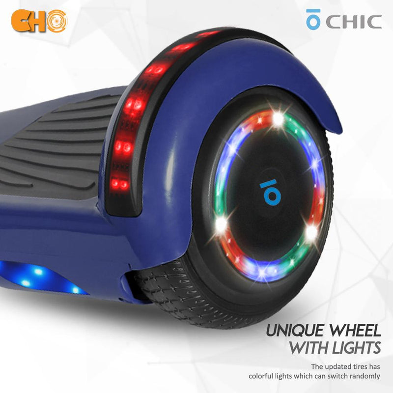 6.5" CHO Chrome Series Hoverboard STD Blue - CHO Sports
